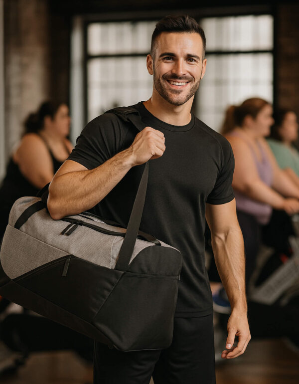 MALETA DEPORTIVA URBAN BLACK & GRAY