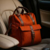 BACKPACK LEATHER STYLE RED BRICK