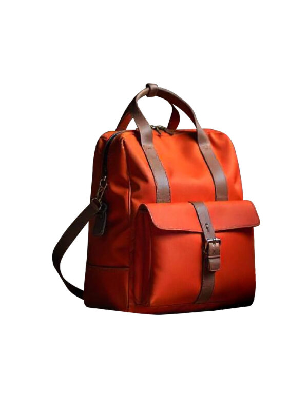 BACKPACK LEATHER STYLE RED BRICK