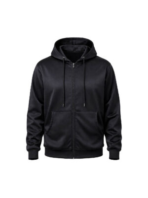 HOODIE CON CIERRE FRONTAL