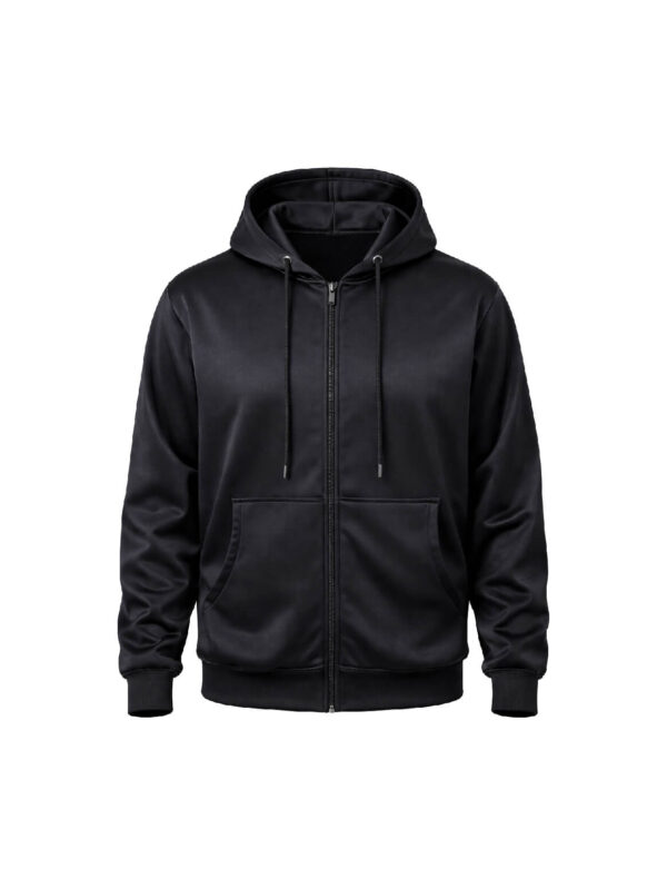 HOODIE CON CIERRE FRONTAL