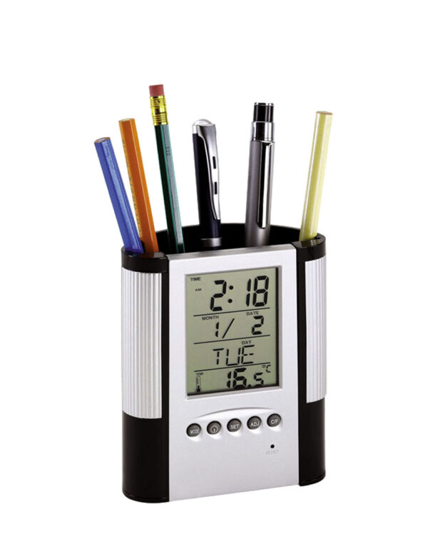 PORTAPLUMAS / RELOJ DIGITAL