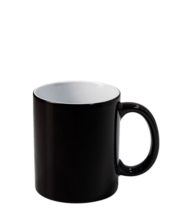 TAZA DE CERAMICA BICOLOR