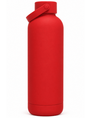 Botella Mate roja de 17 oz