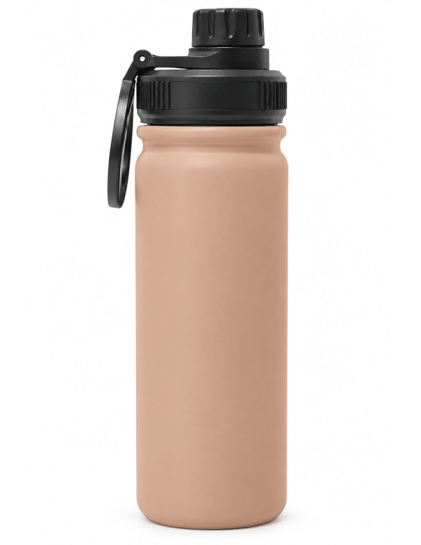 Botella Sport color rosa de 24 oz con tapa magnética